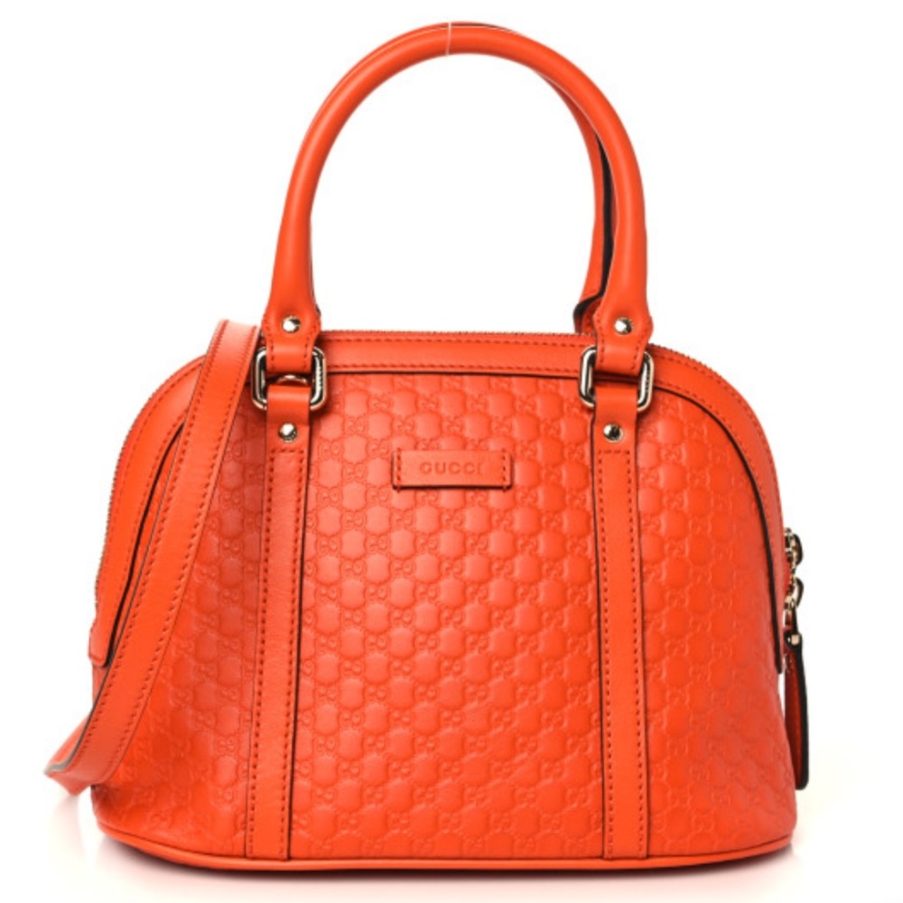 Gucci Micro Guccisima Mini Bag Orange